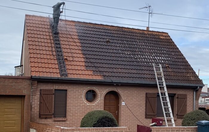 Nettoyage de toiture au karcher