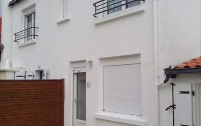 Ravalement de façade avec peinture